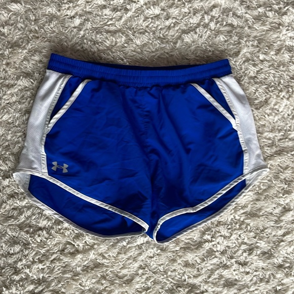 Under Armour Royal Blue Athletic Shorts - Picture 1 of 2